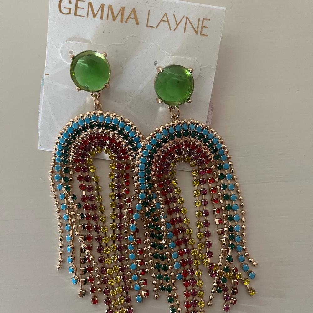Rainbow Glitz Earrings